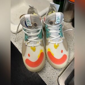 Adidas James Harden Vol 5 Futurenatural Boost Basketball Shoes Mens Size 11